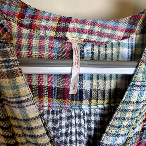 Free People Oversized Painters Top - Picture 2 of 10